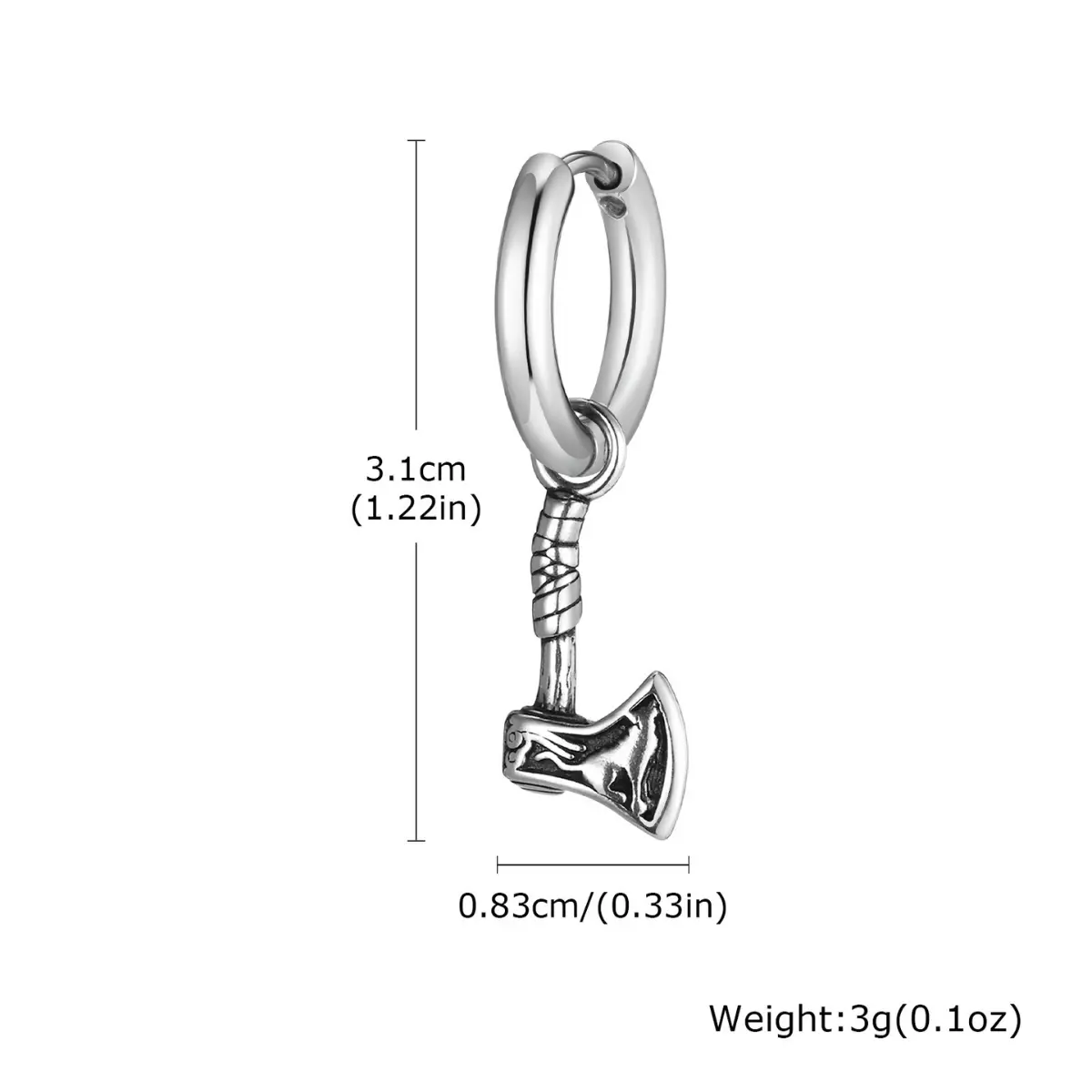 Battle Axe Earrings - Image 7
