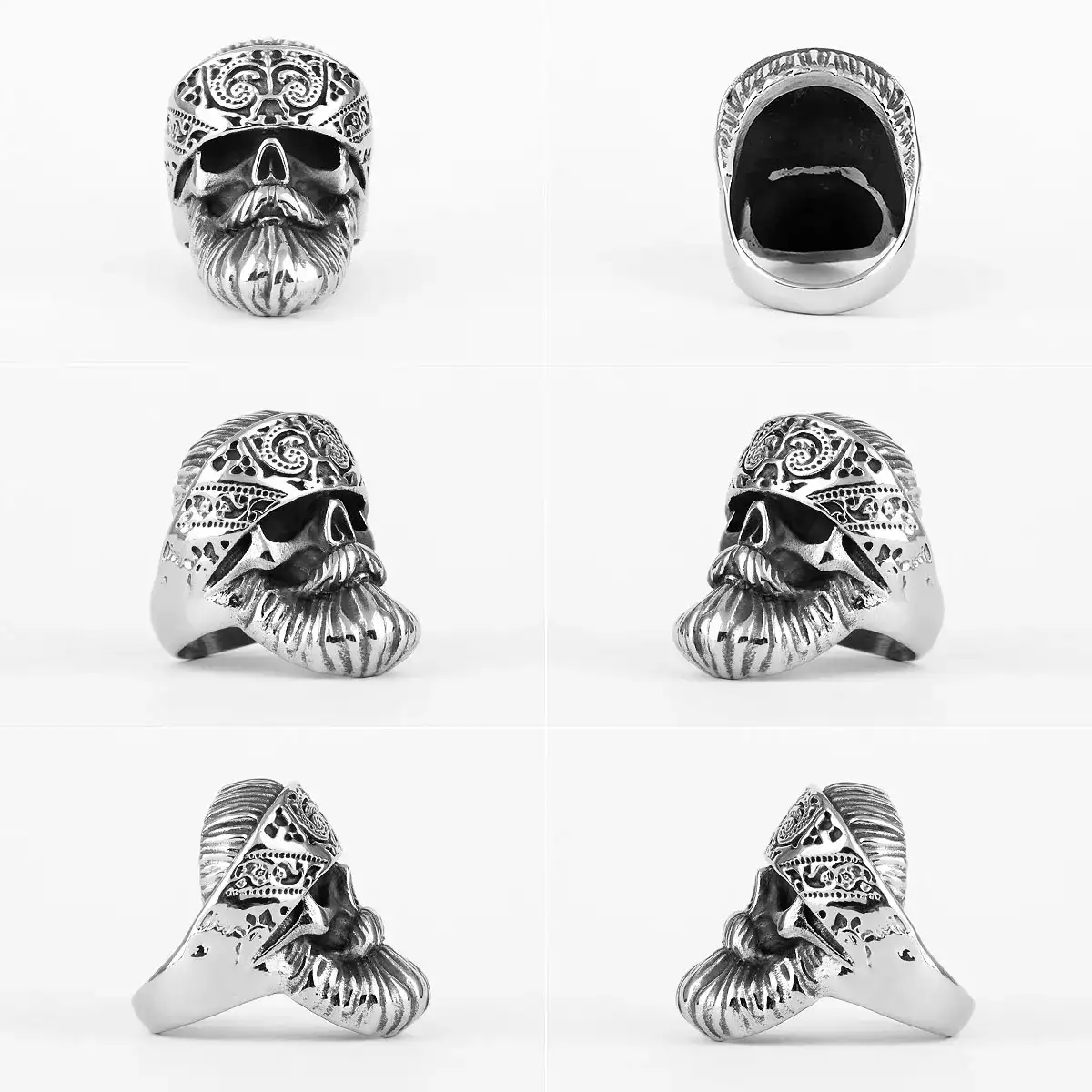 Beard Skull Ring - Image 5