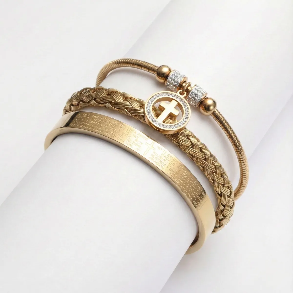 Bracelet with Cross Charm - Image 5
