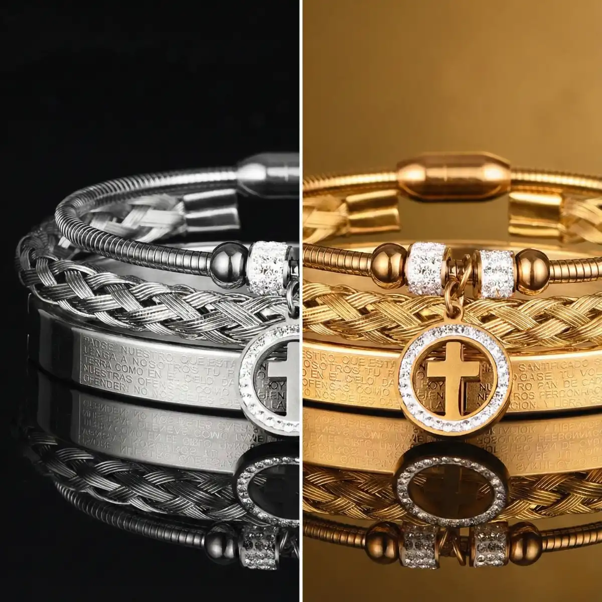 Bracelet with Cross Charm - Image 6