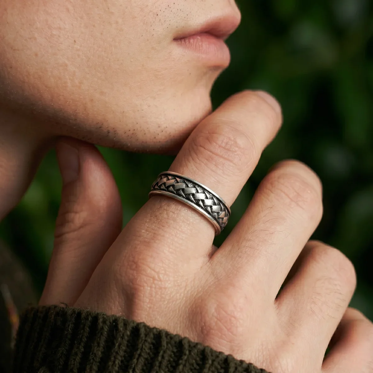 Celtic Braided Ring Stainless Steel - Image 3