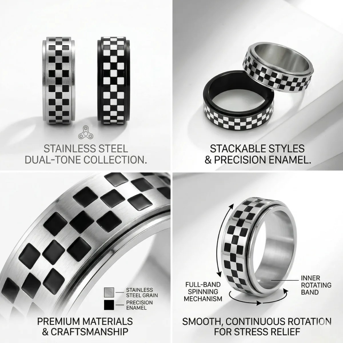 Checkered Ring - Image 7