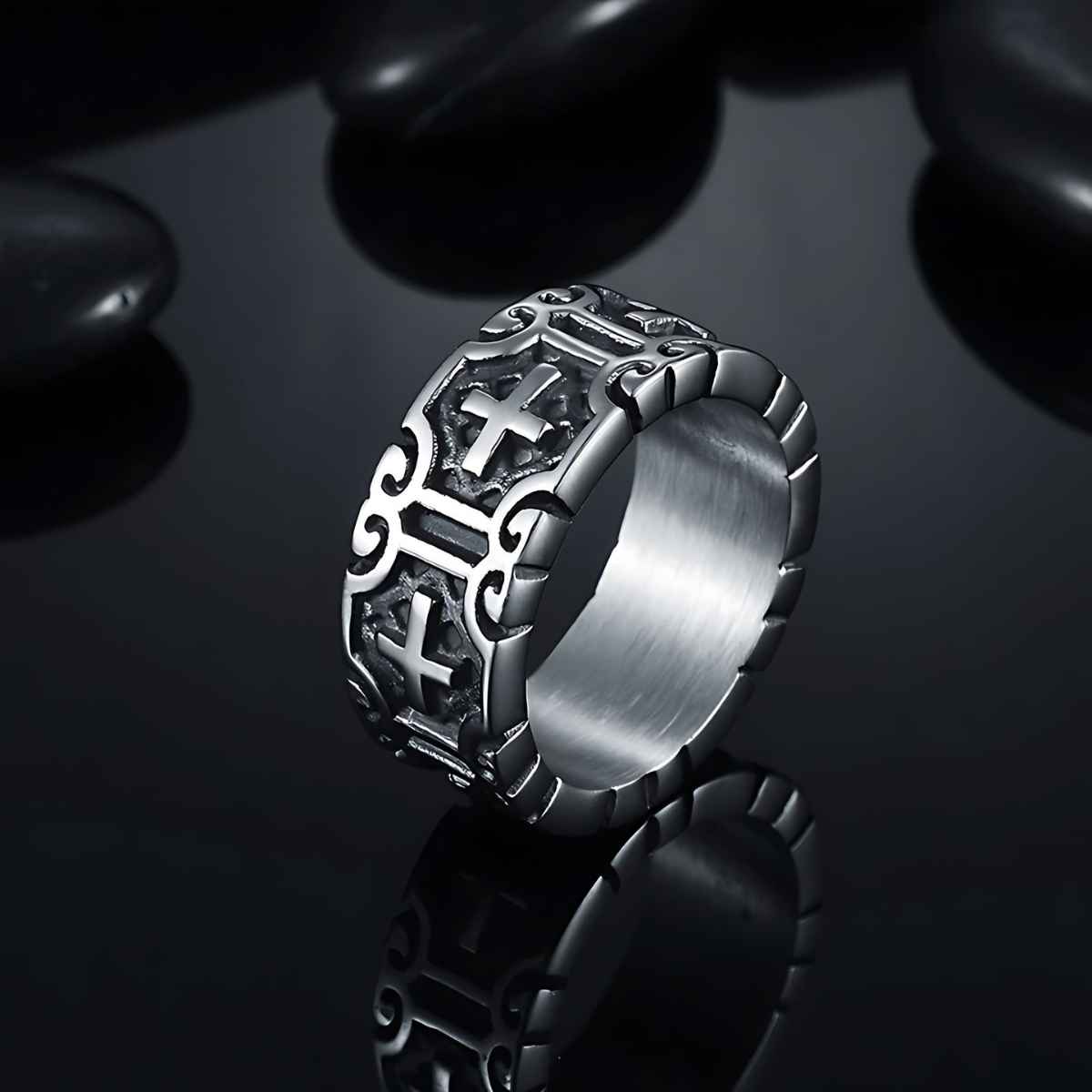 Classic Cross Ring - Image 3