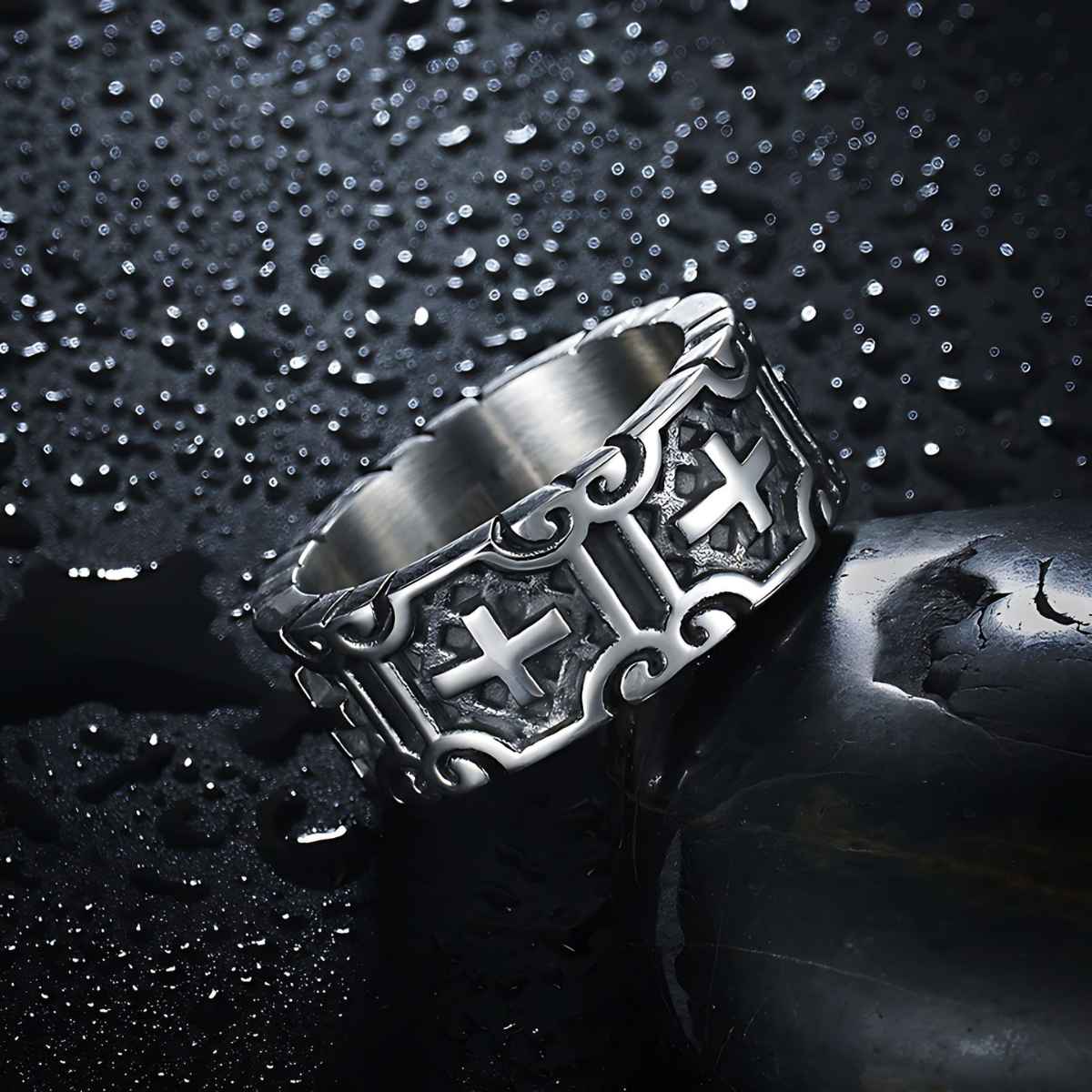 Classic Cross Ring - Image 4