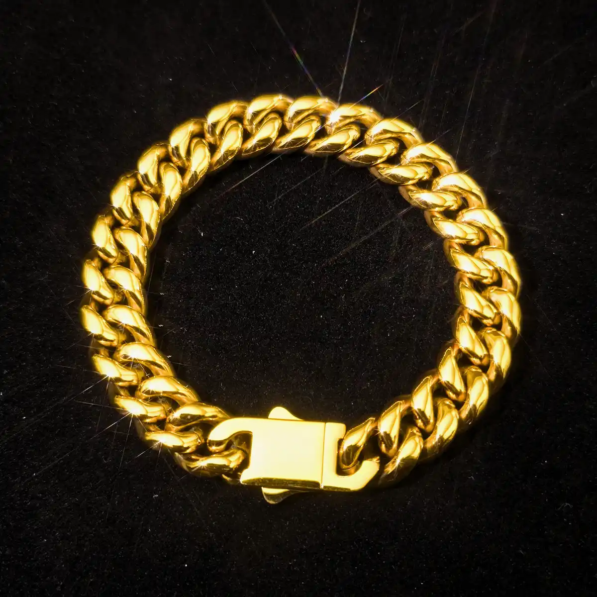 Cuban Bracelet Gold 12mm