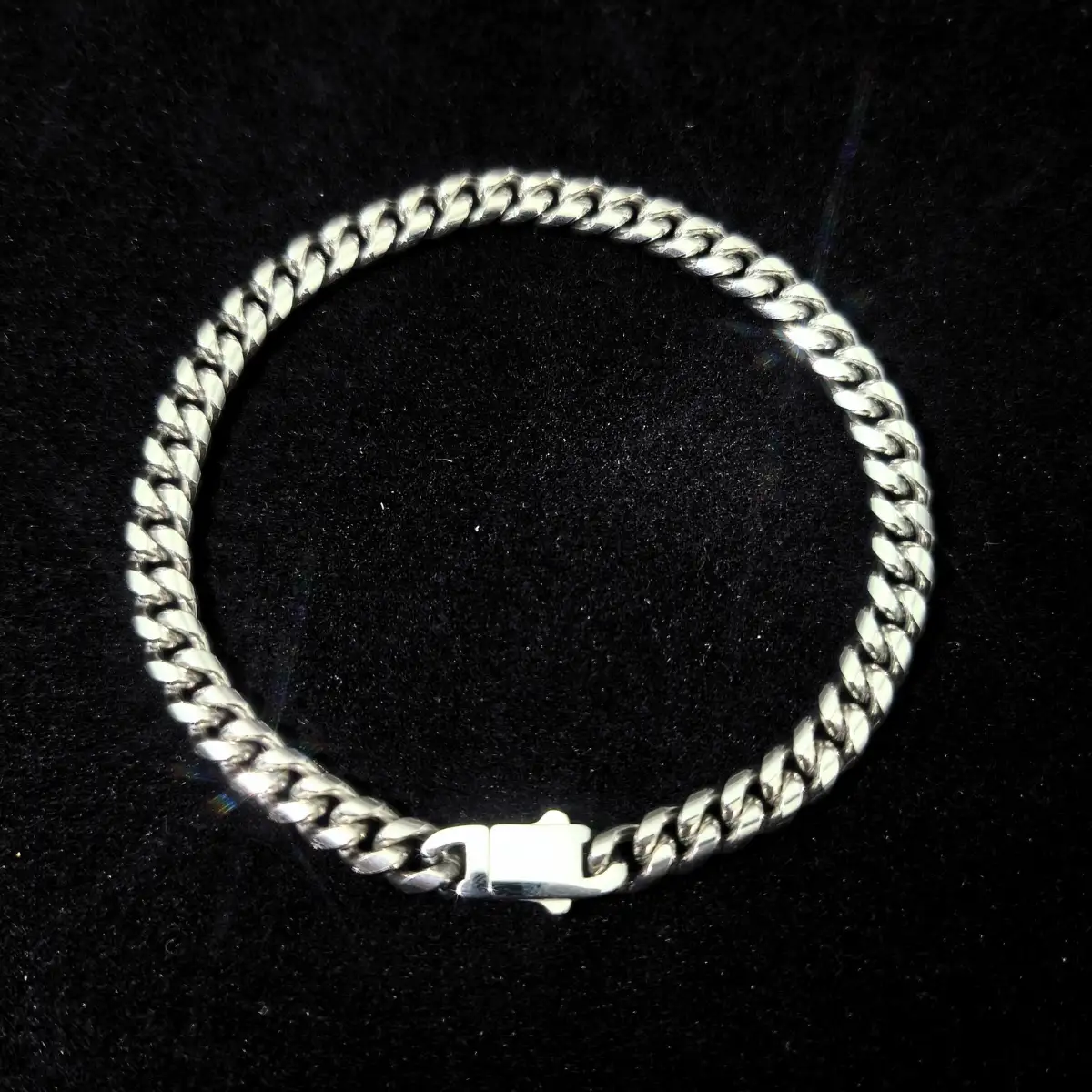 Cuban Bracelet Silver 6mm