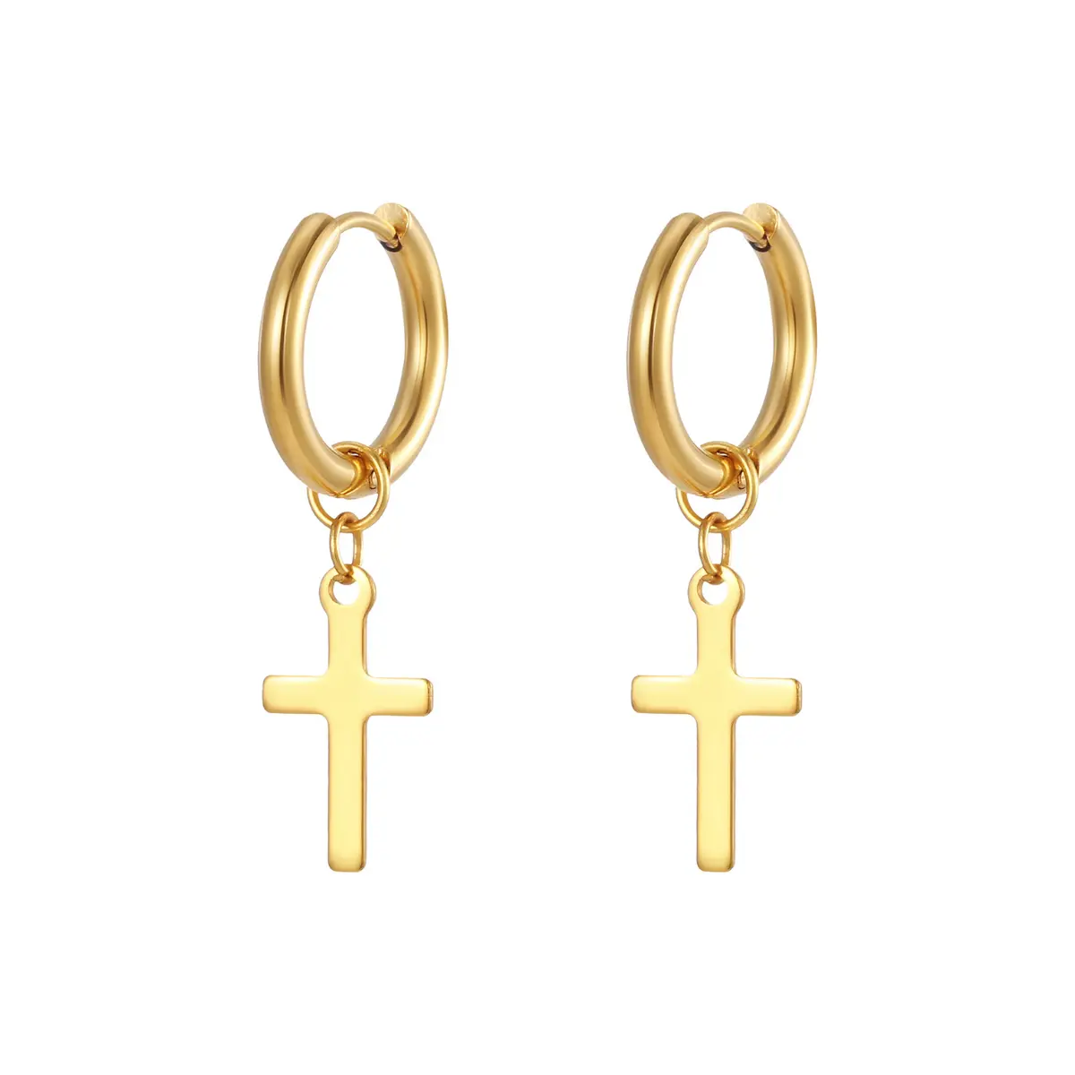 Dangling Cross Earrings - Image 6