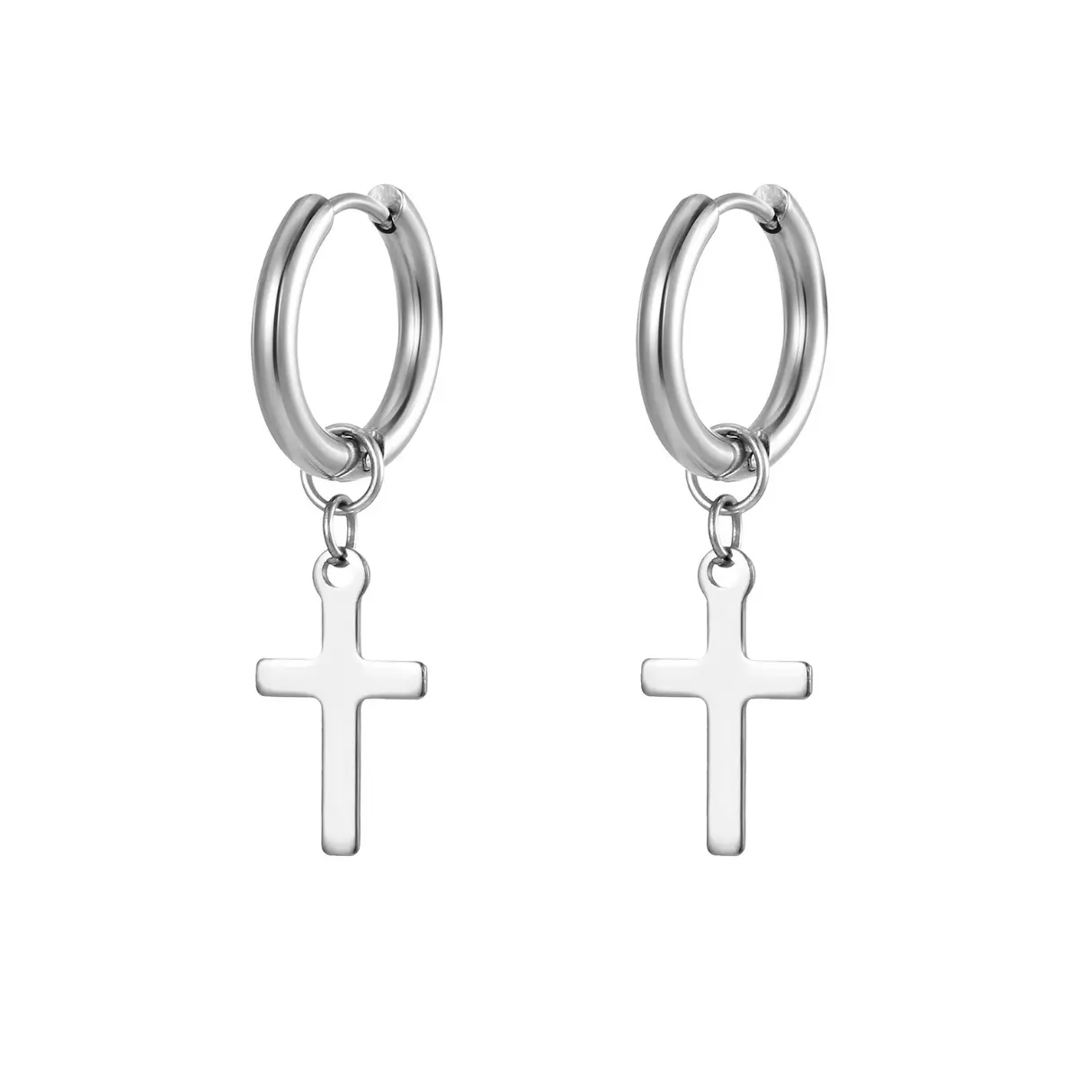 Dangling Cross Earrings - Image 8