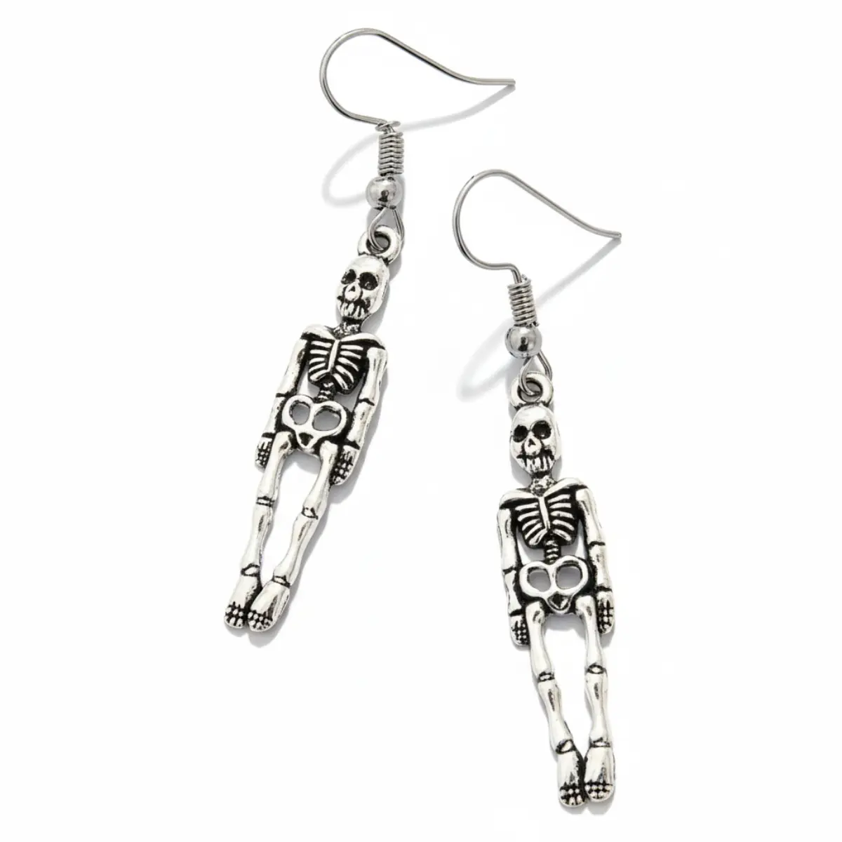 Dangling Skeleton Earrings - Image 3