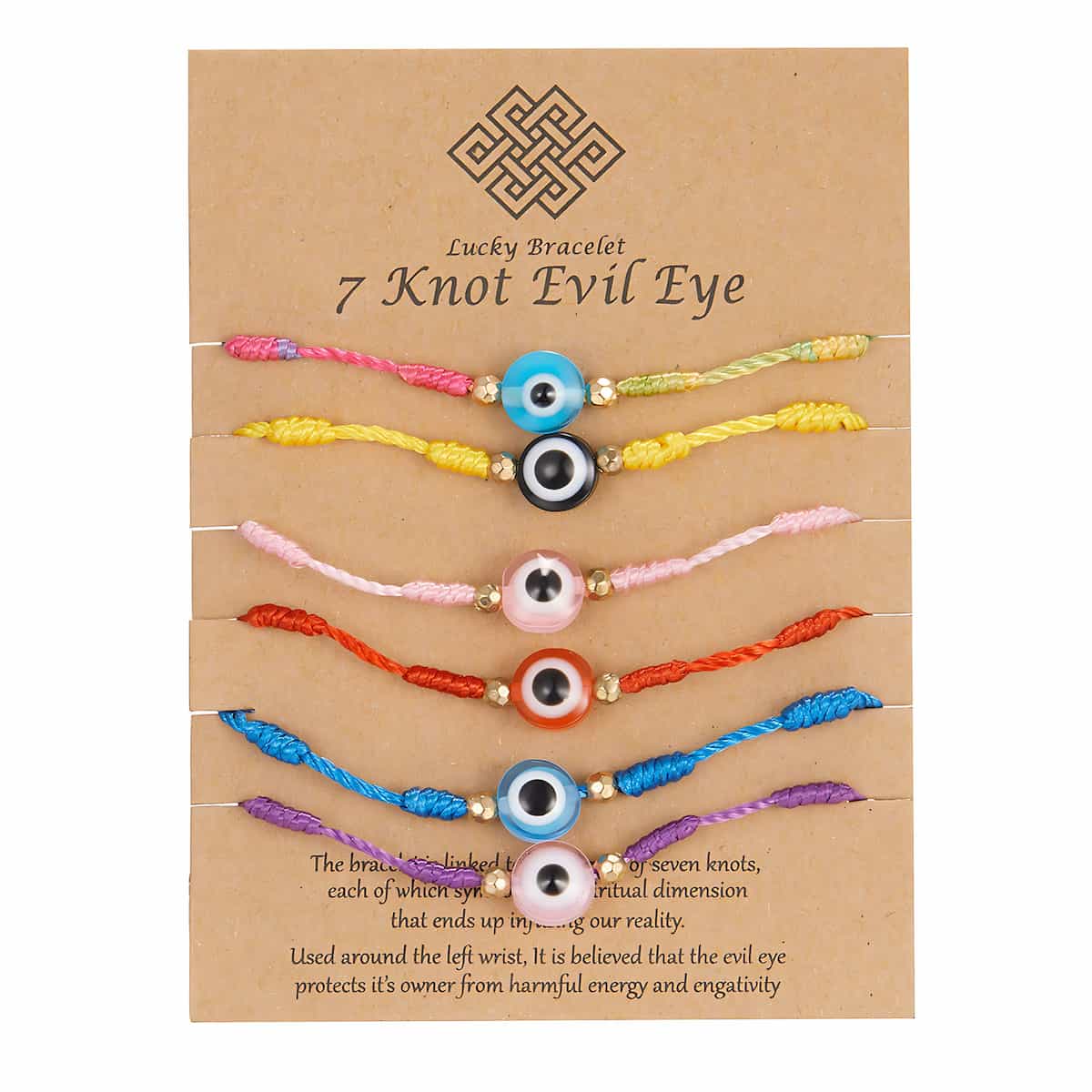 Evil Eye Bracelet Set Random Color