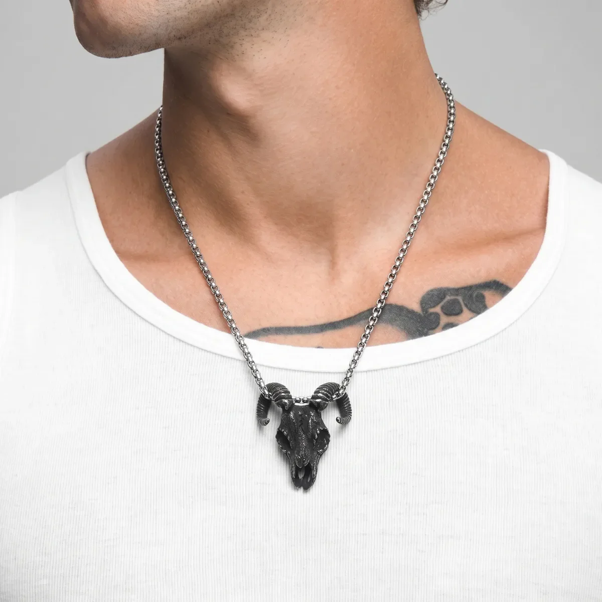 Goat Skull Necklace - Image 2