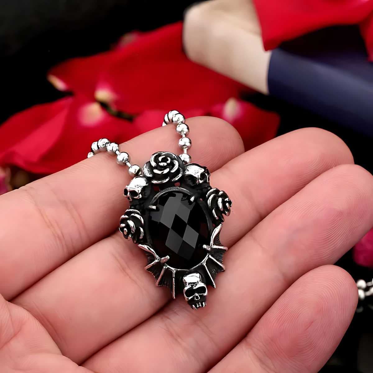 Gothic Rose Necklace - Image 3