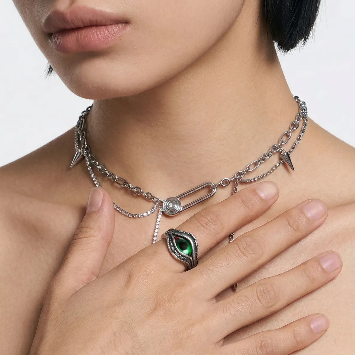 Green Eye Ring - Image 3
