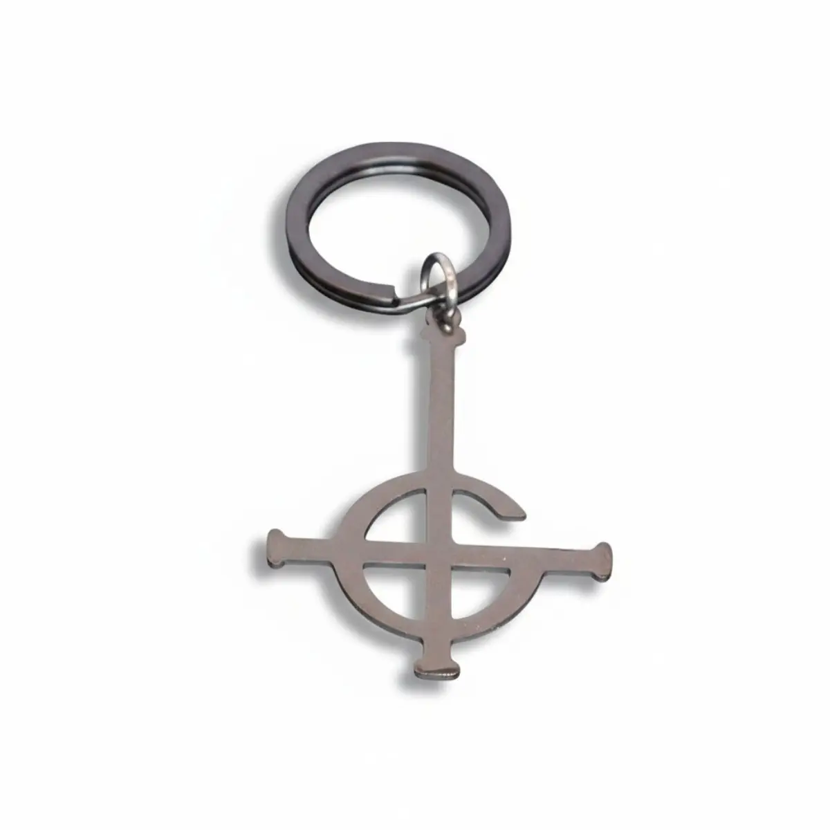 Grucifix Drop Hoop Earrings - Image 6