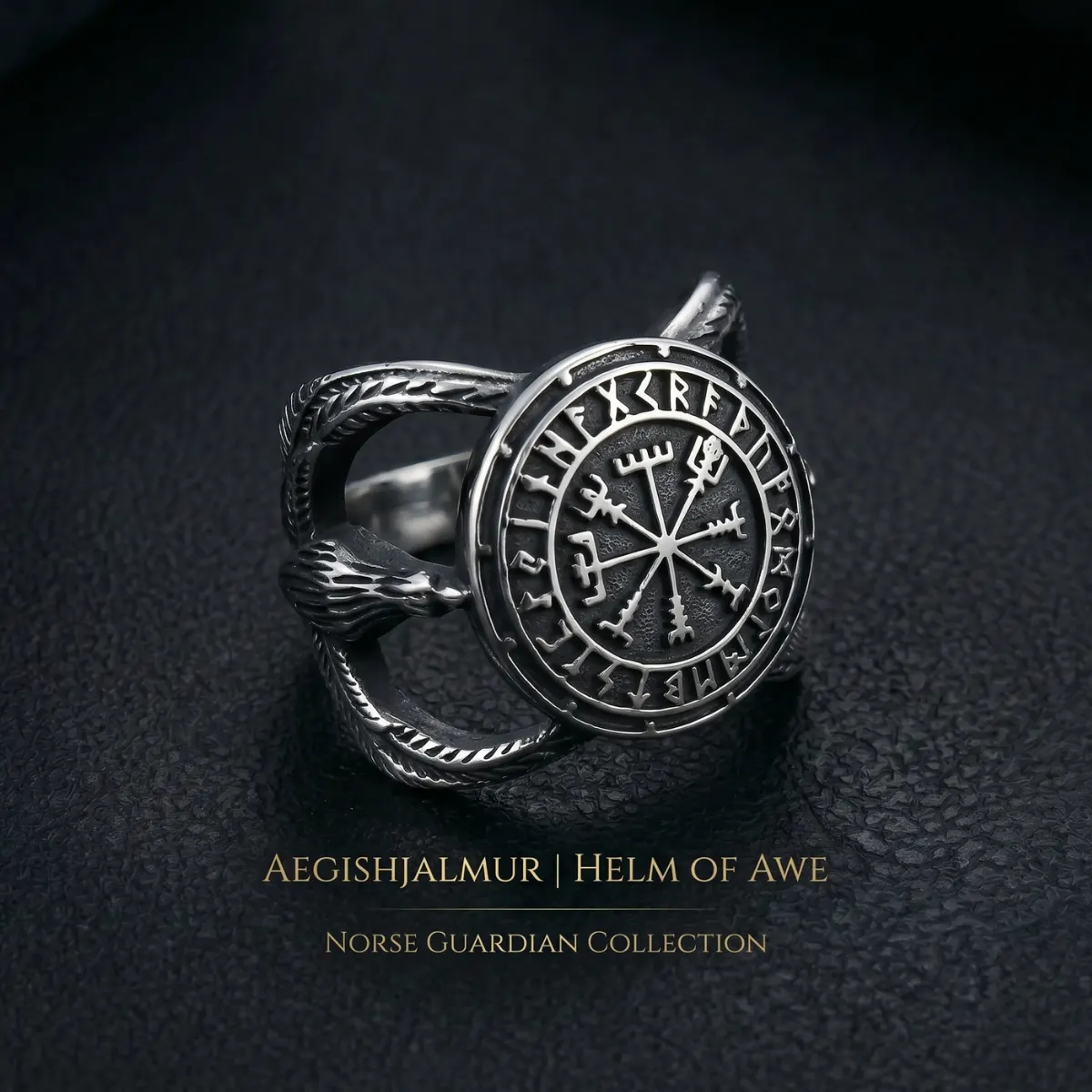 Aegishjalmur Helm of Awe Ring - Image 4