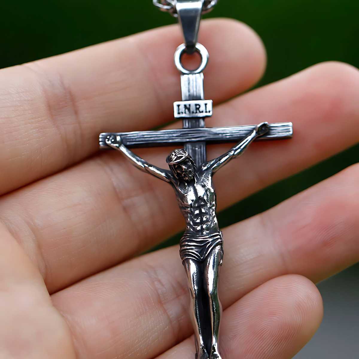 Inri Cross Necklace - Image 3