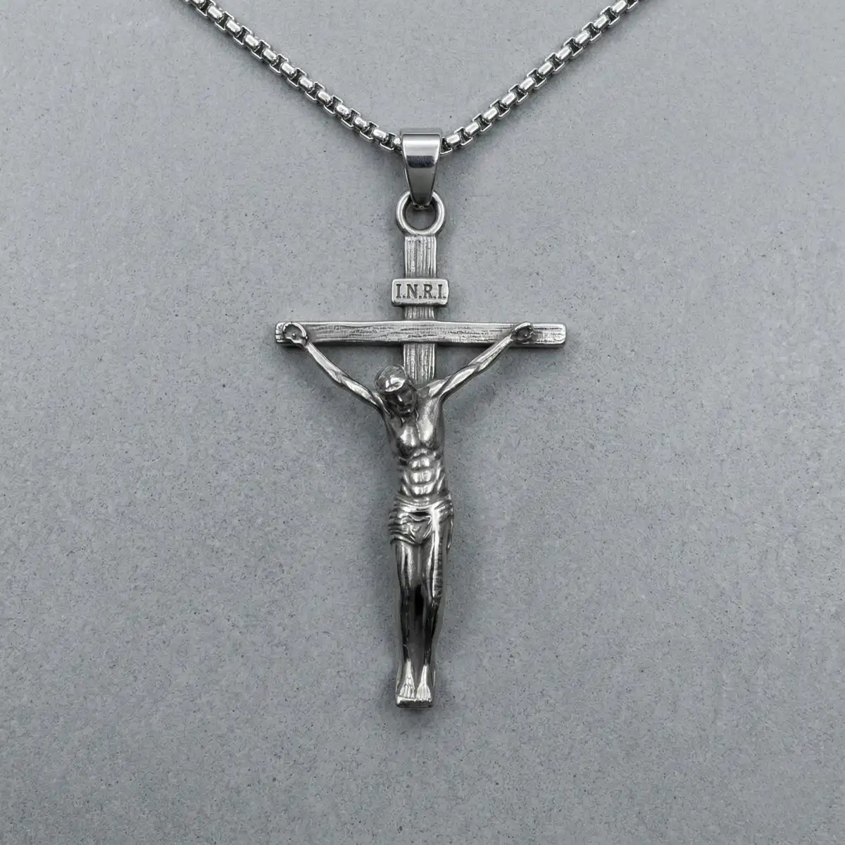 Inri Cross Necklace - Image 6