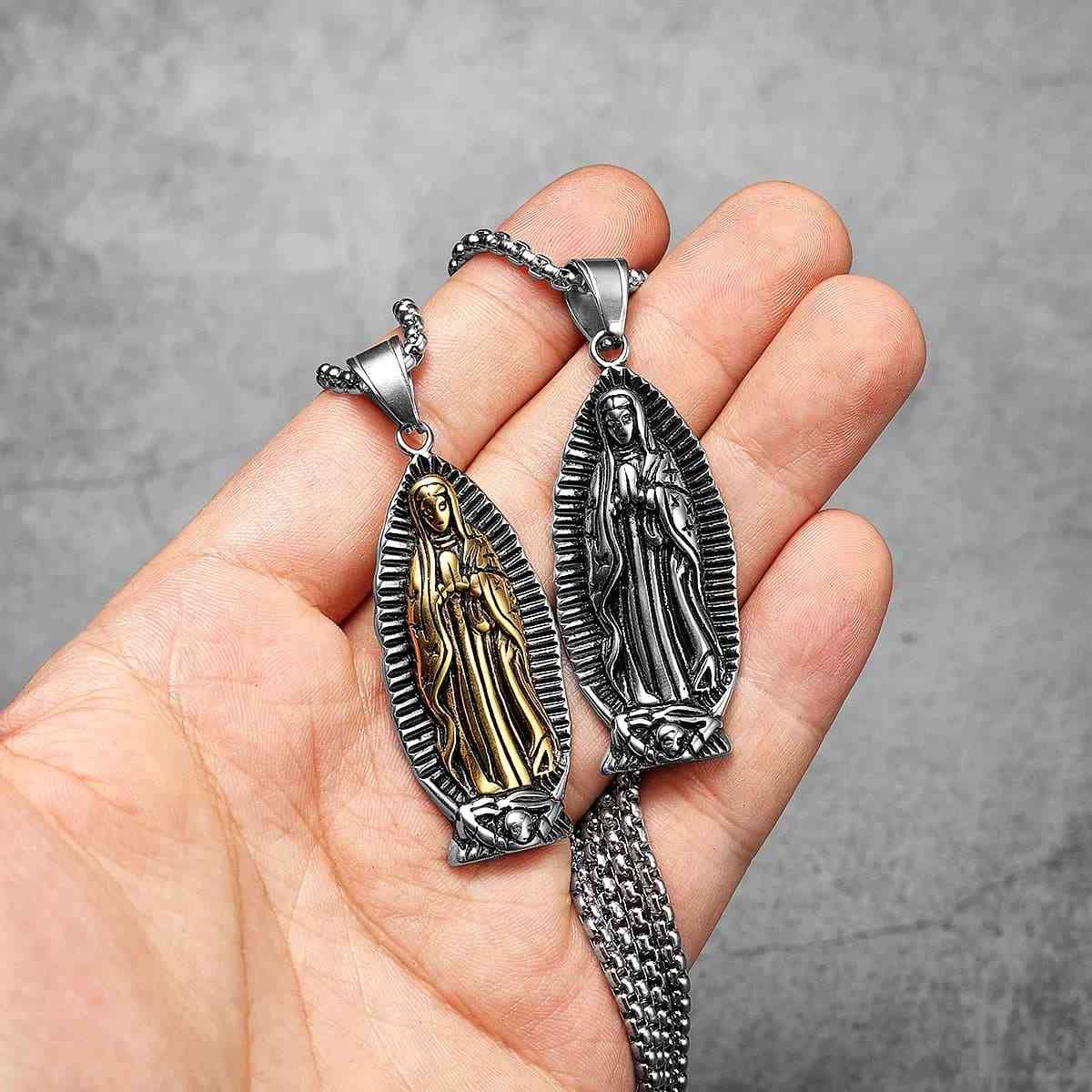 Lady Guadalupe Charm Necklace - Image 7