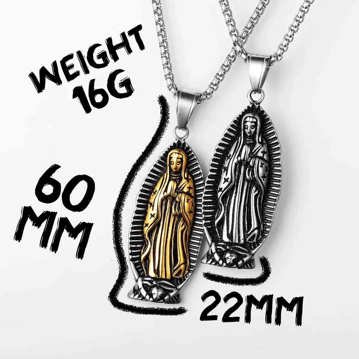 Lady Guadalupe Charm Necklace - Image 8