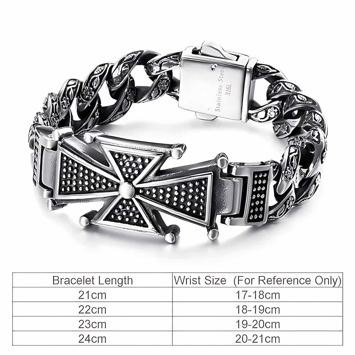 Mens Cross Bracelet - Image 4