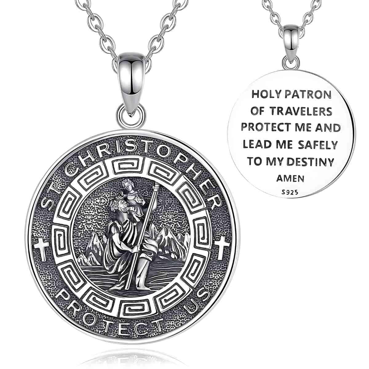 Men's St. Christopher Pendant - Image 3
