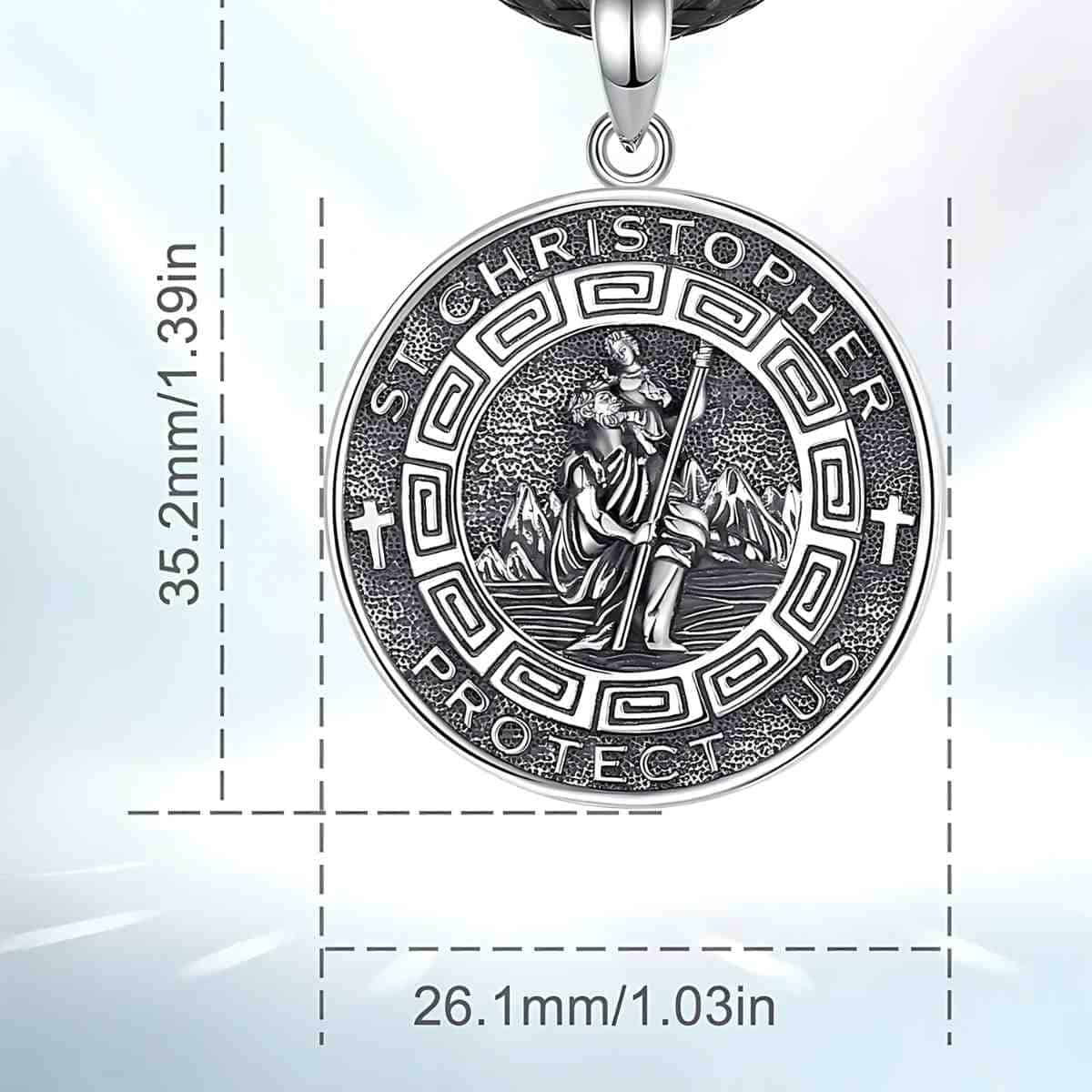 Men's St. Christopher Pendant - Image 6