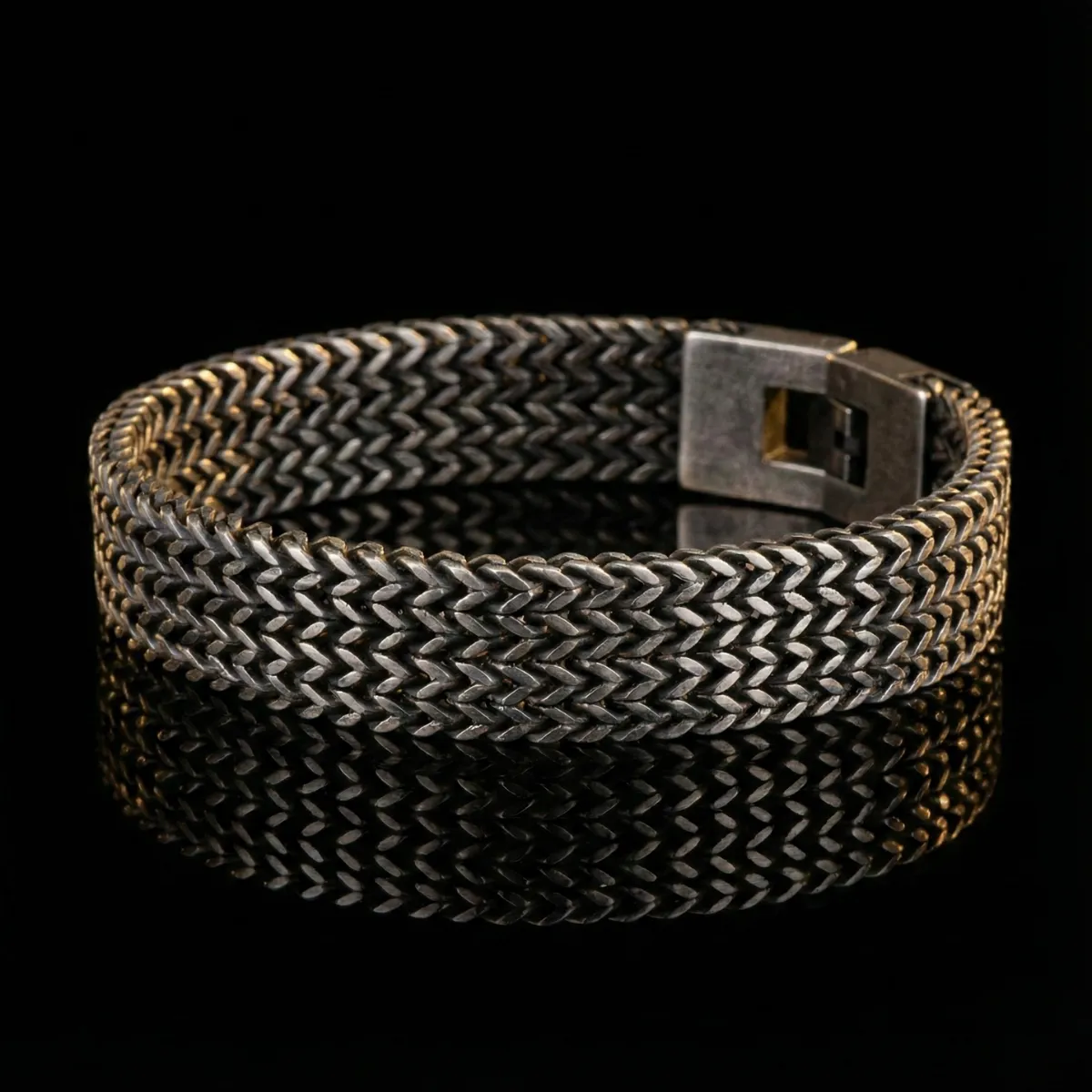 Men's Stainless Steel Foxtail Bracelet