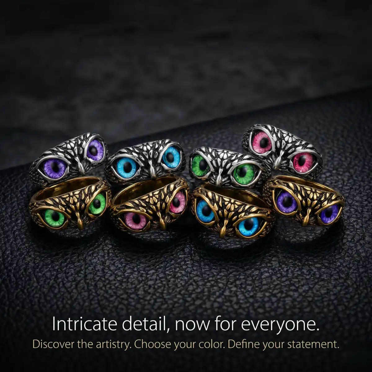 Mystic Owl Eye Ring - Image 5