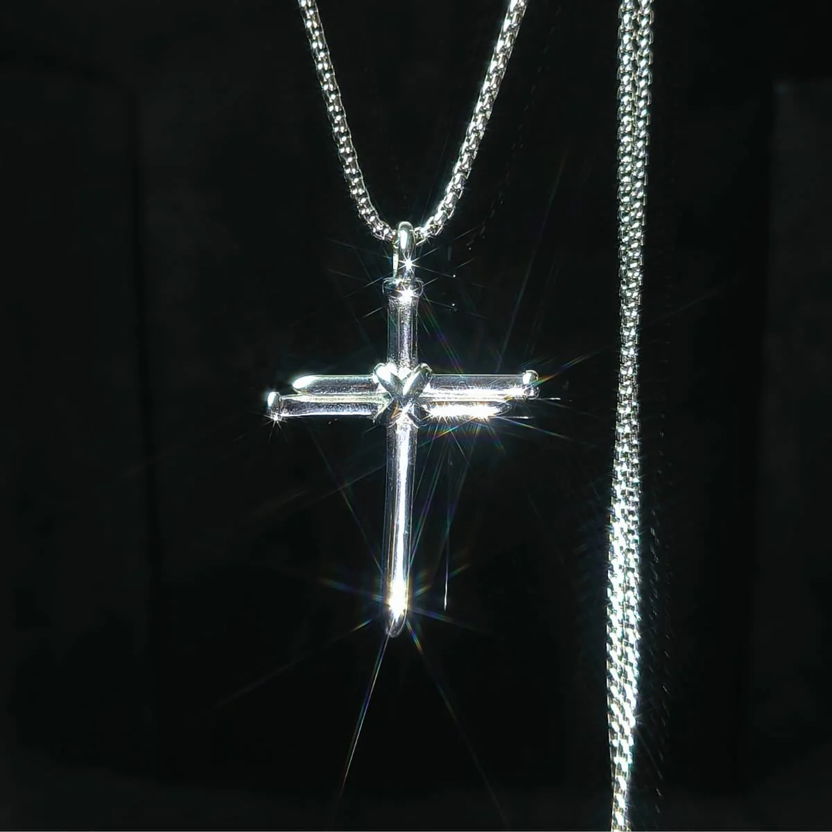 Nail Cross Necklace