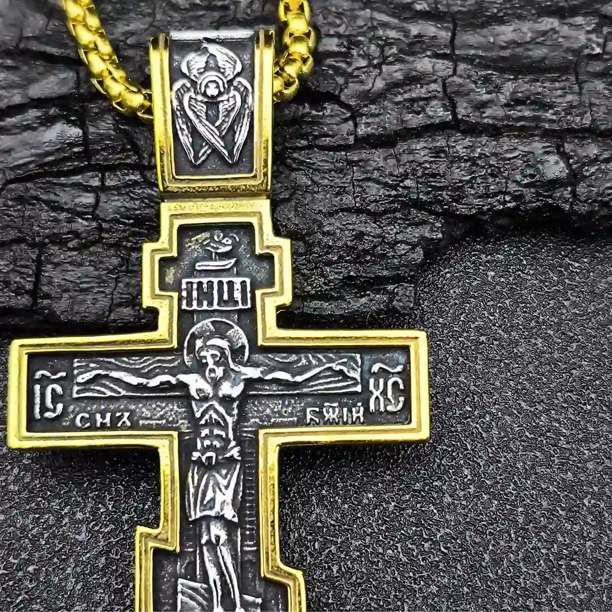 Orthodox Cross Necklace - Image 8