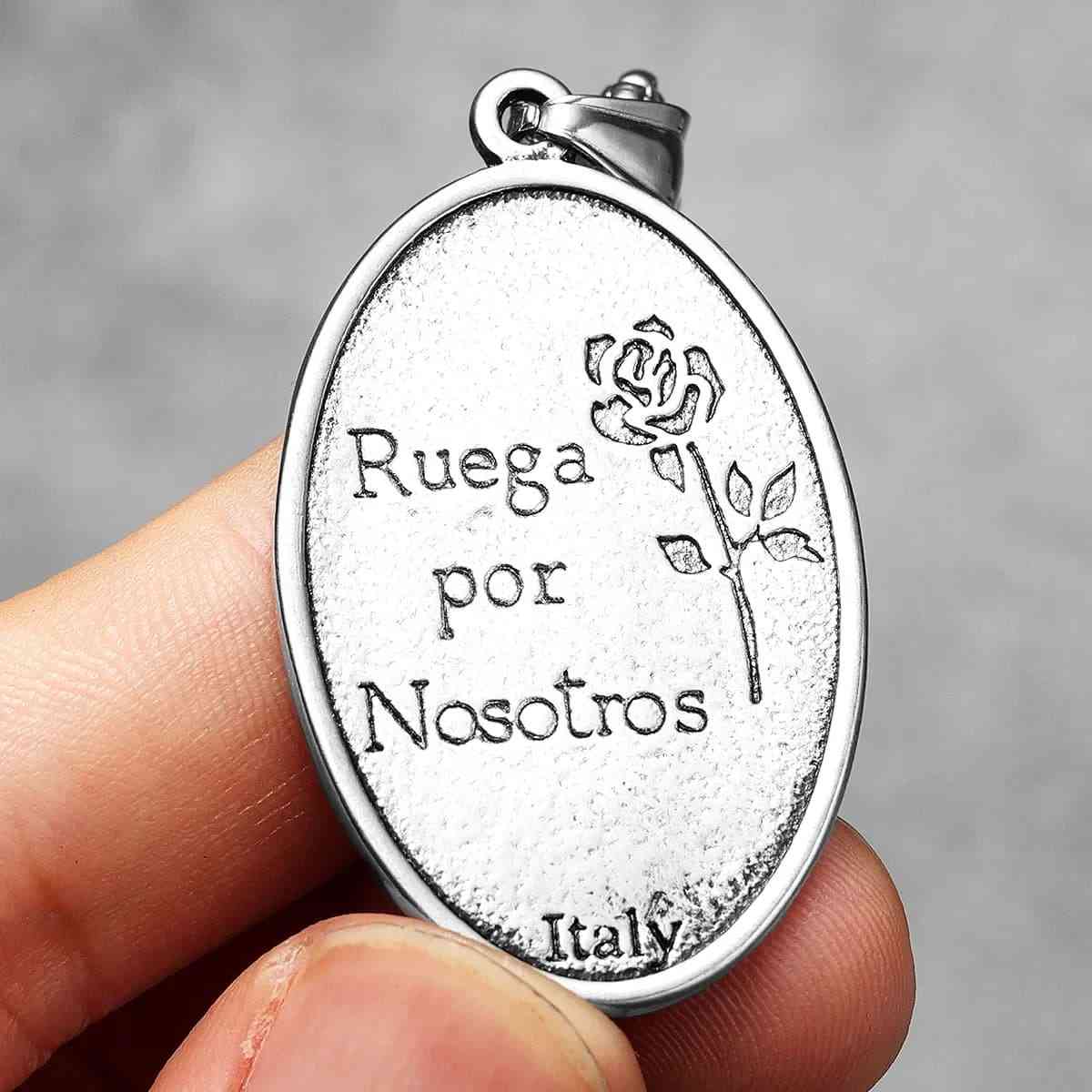 Oval Lady of Guadalupe Necklace - Image 8