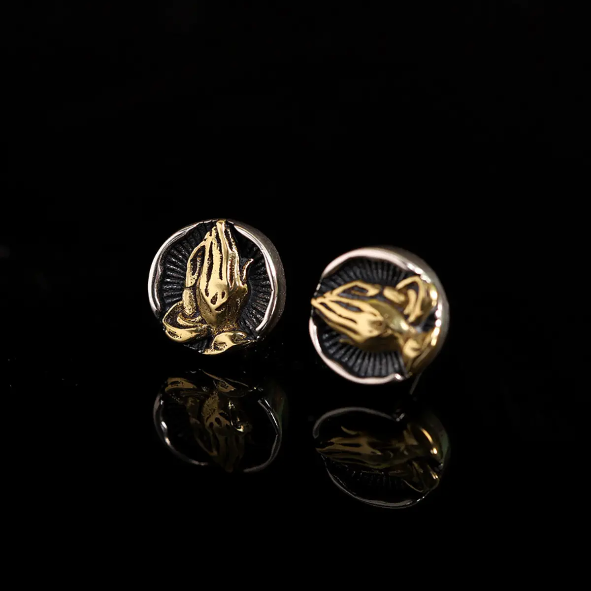 Praying Hands Earrings - Image 3