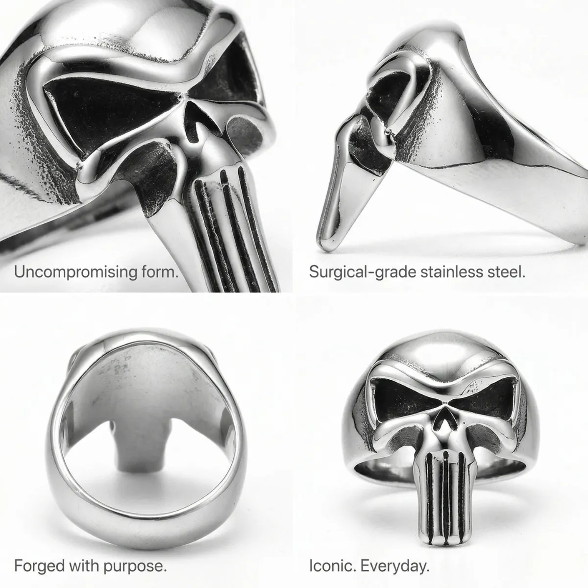 Punisher Skull Ring - Image 4