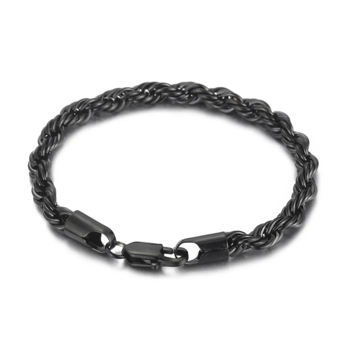 Rope Bracelet Black 6mm
