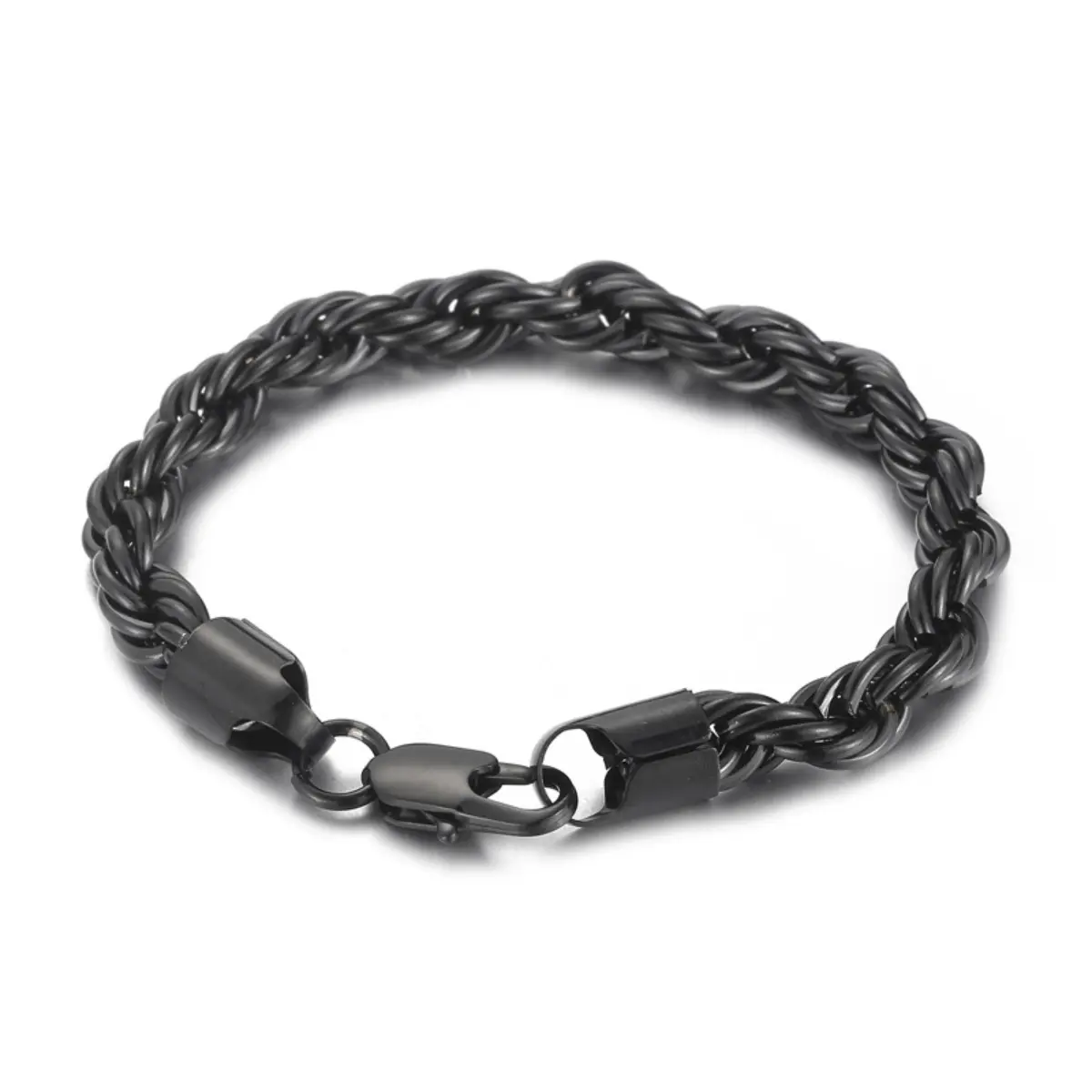 Rope Bracelet Black 8mm