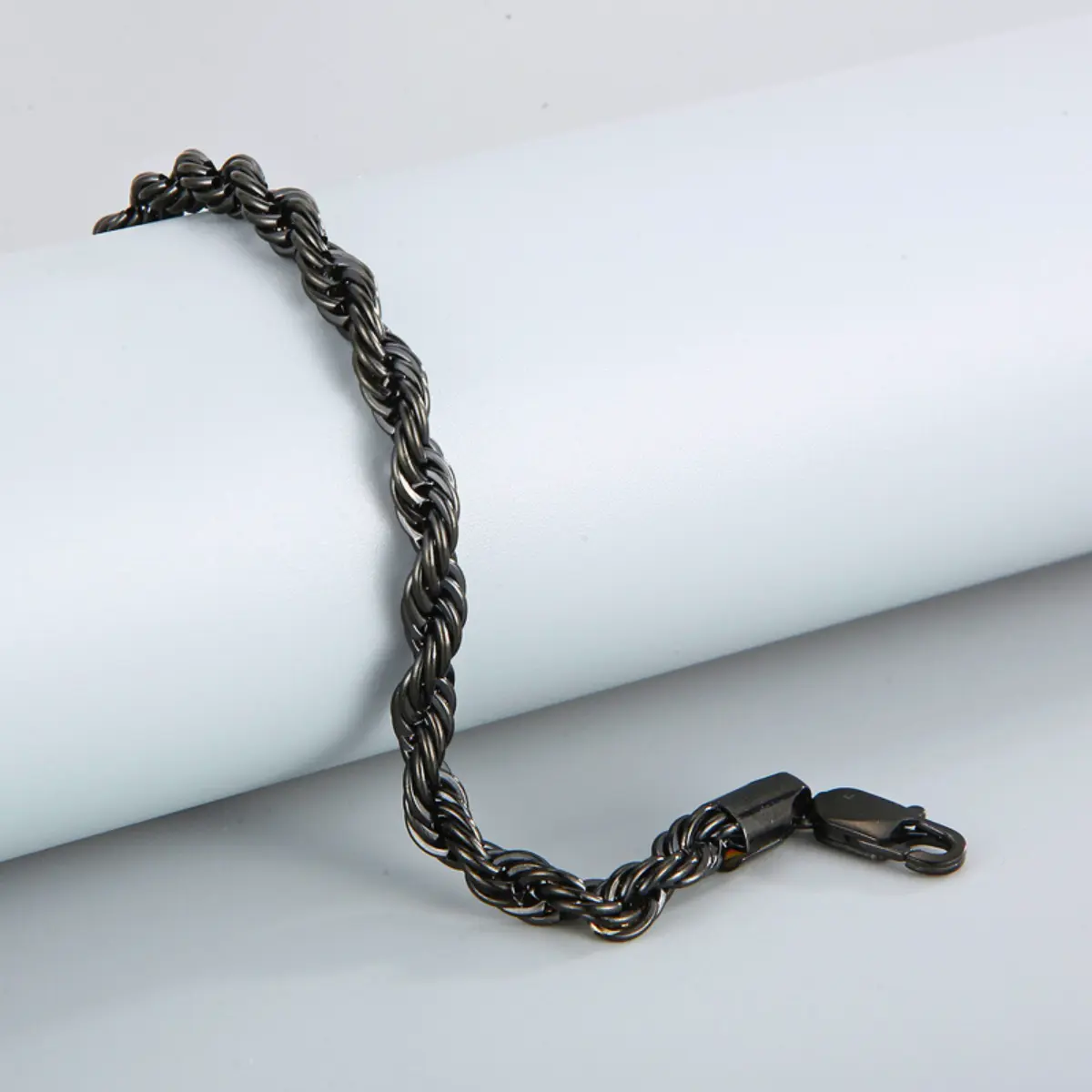 Rope Bracelet Black 8mm - Image 2