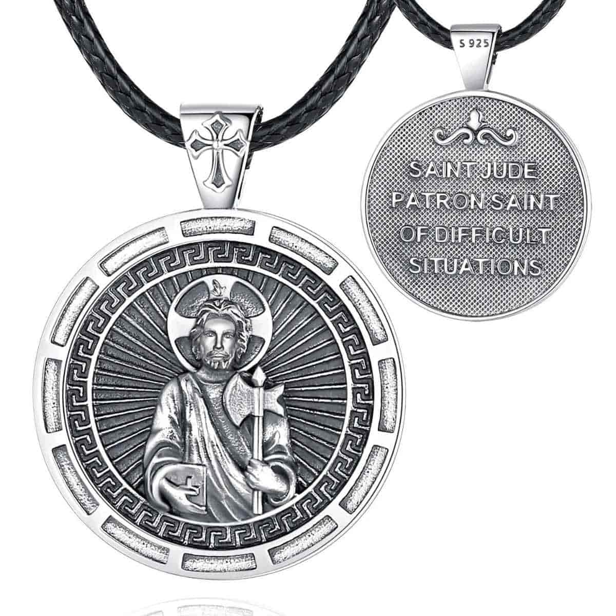 Silver San Judas Chain Necklace - Image 2