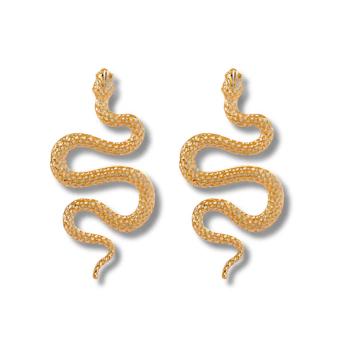 Snake Drop Earrings for Women - Image 3
