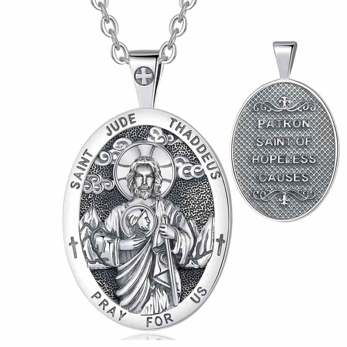 Silver St. Jude Pendant - Image 3