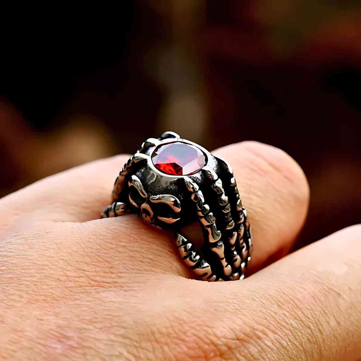 Skeleton Hand Engagement Ring - Image 2