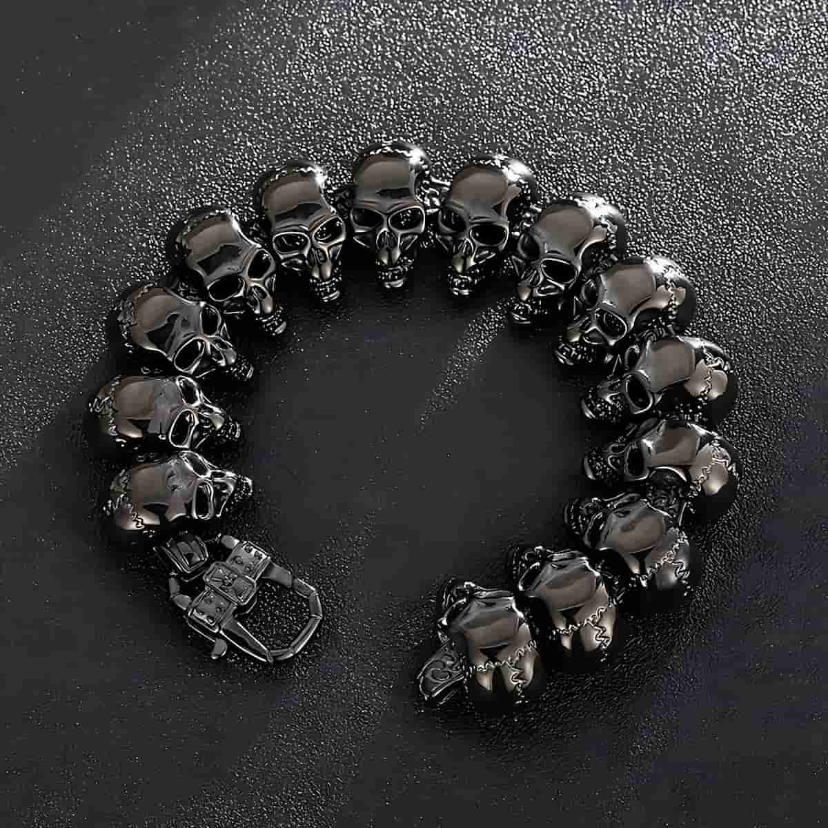 Skull and Crossbones Bracelet - Image 4