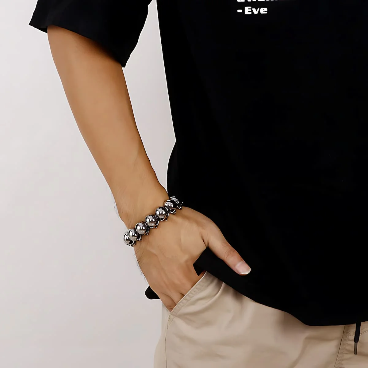 Skull and Crossbones Bracelet - Image 5
