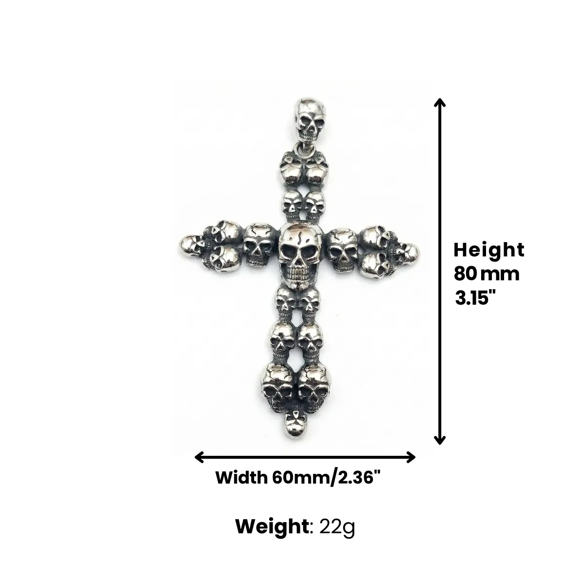 Skull Cross Necklace - Image 10