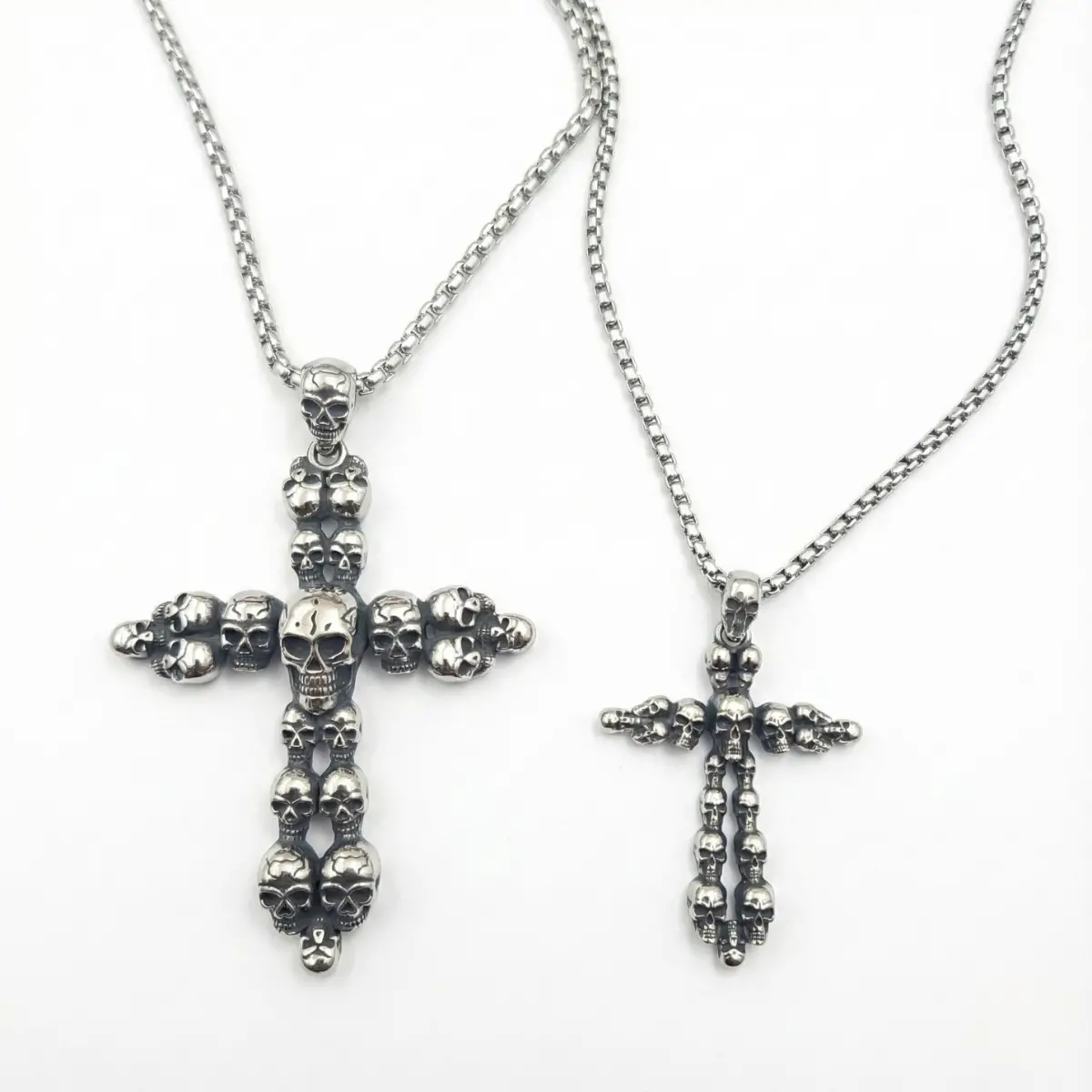 Skull Cross Necklace - Image 12
