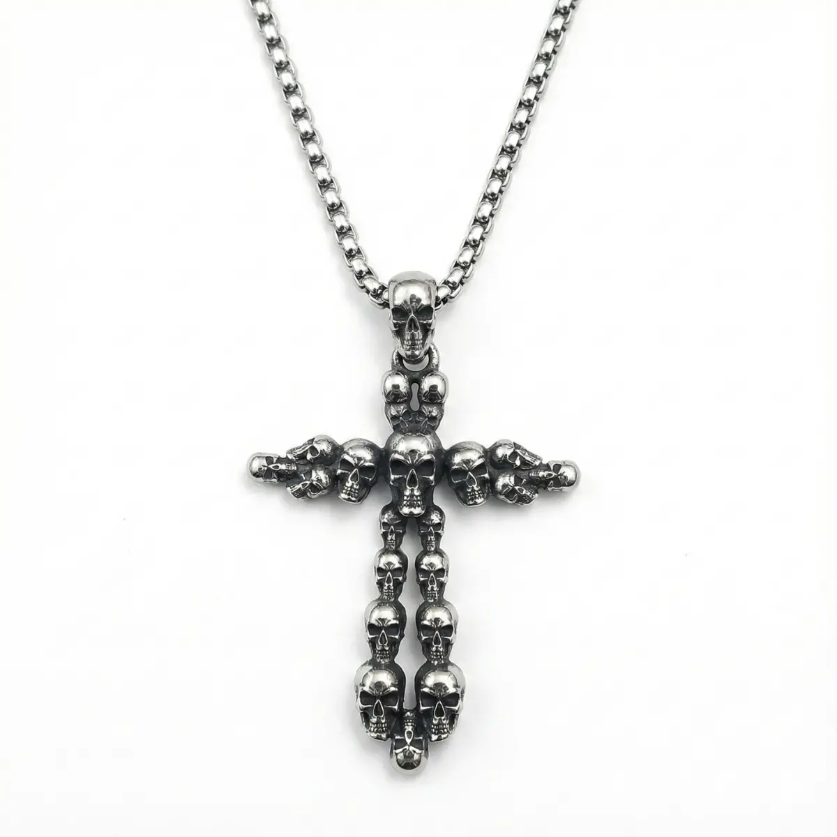 Skull Cross Necklace - Image 5