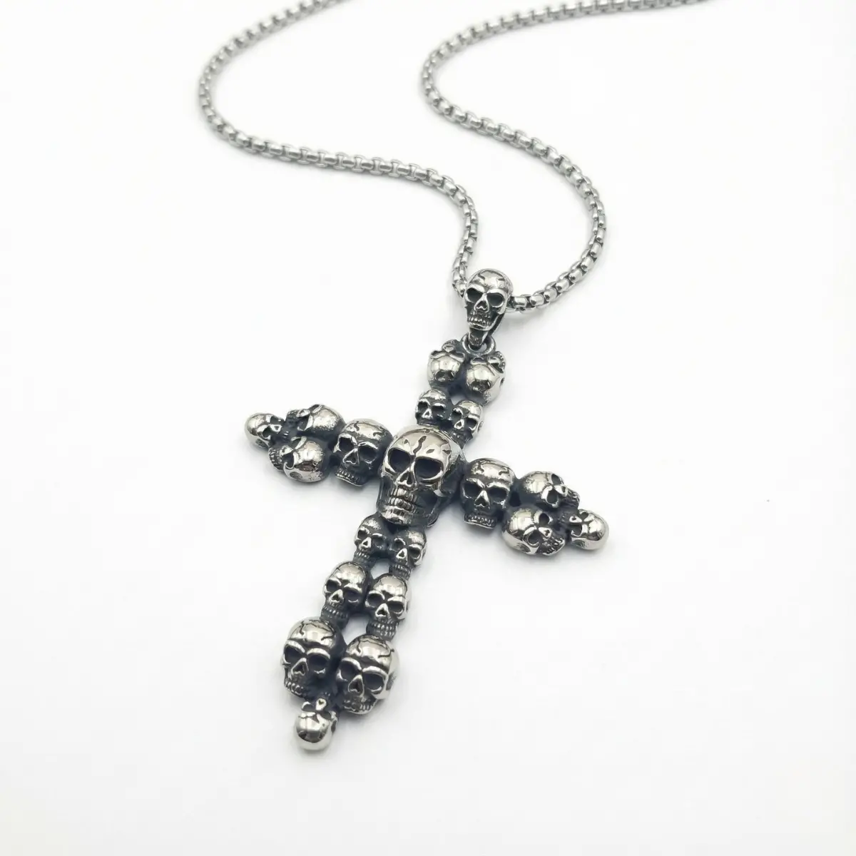 Skull Cross Necklace - Image 9