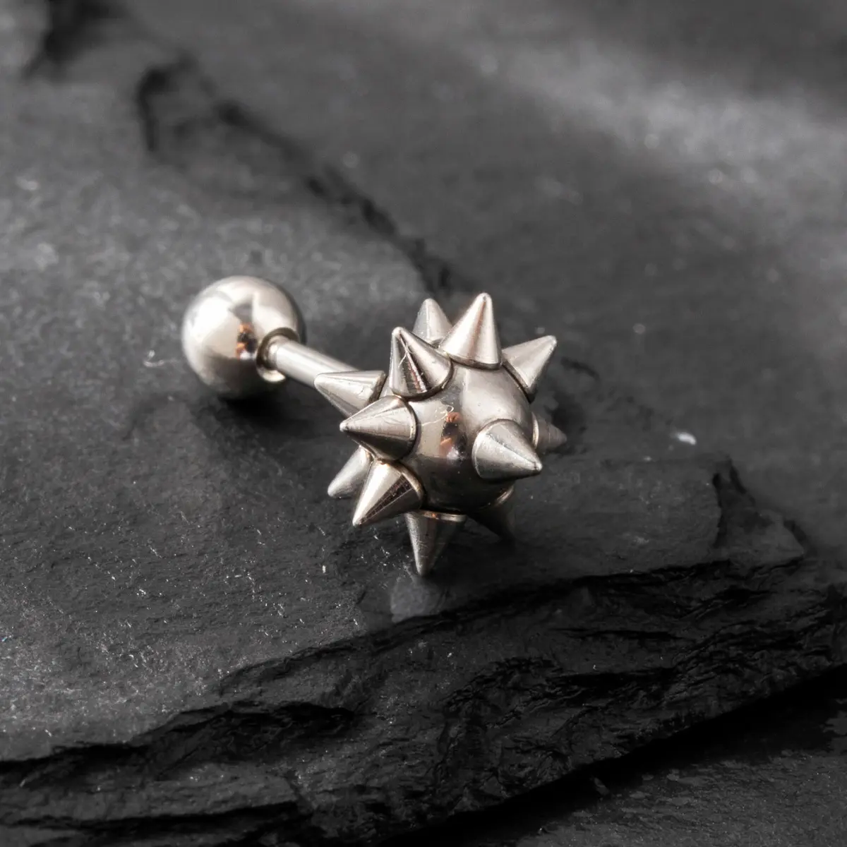 Spiky Ball Stud Earrings - Image 7