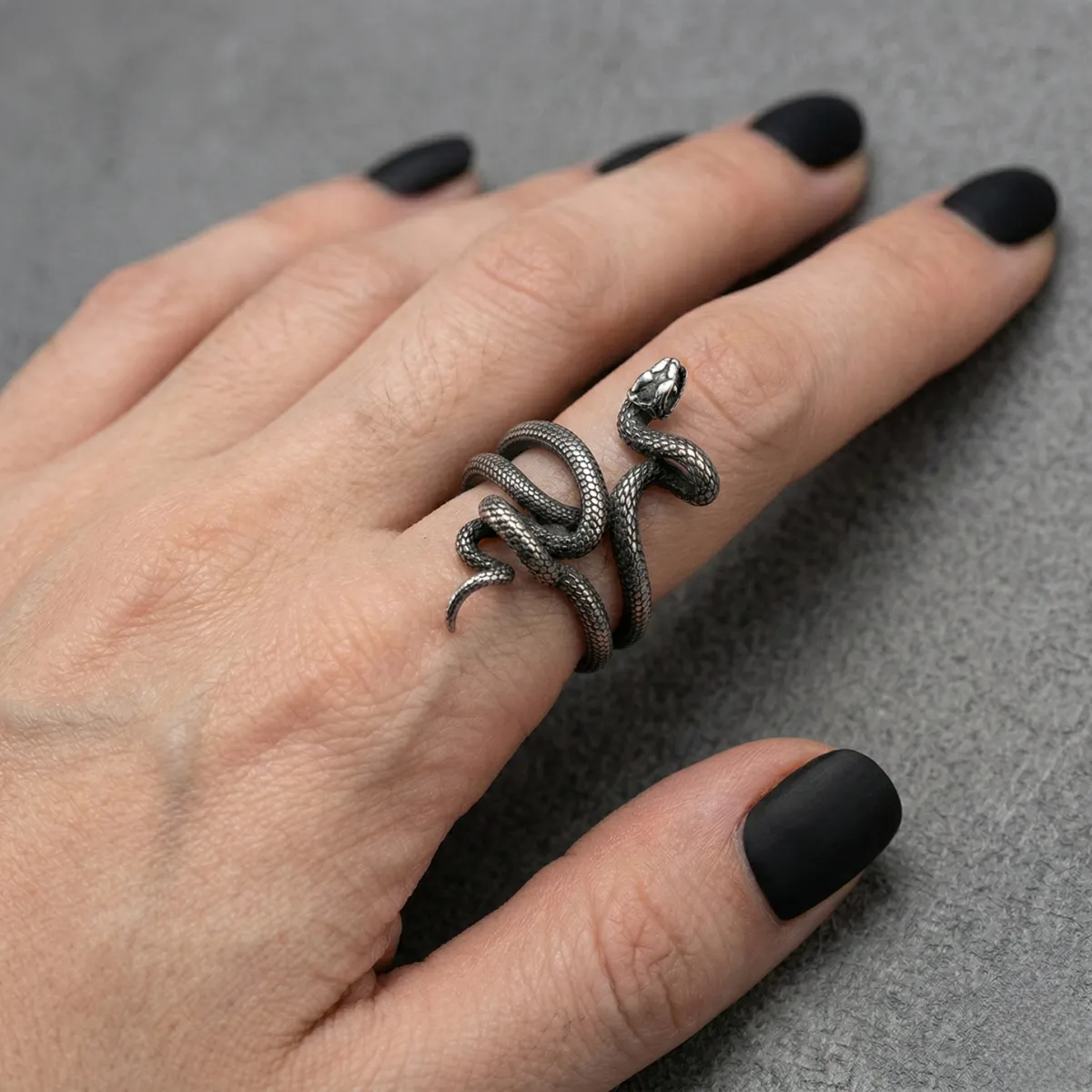Spiral Snake Ring - Image 2