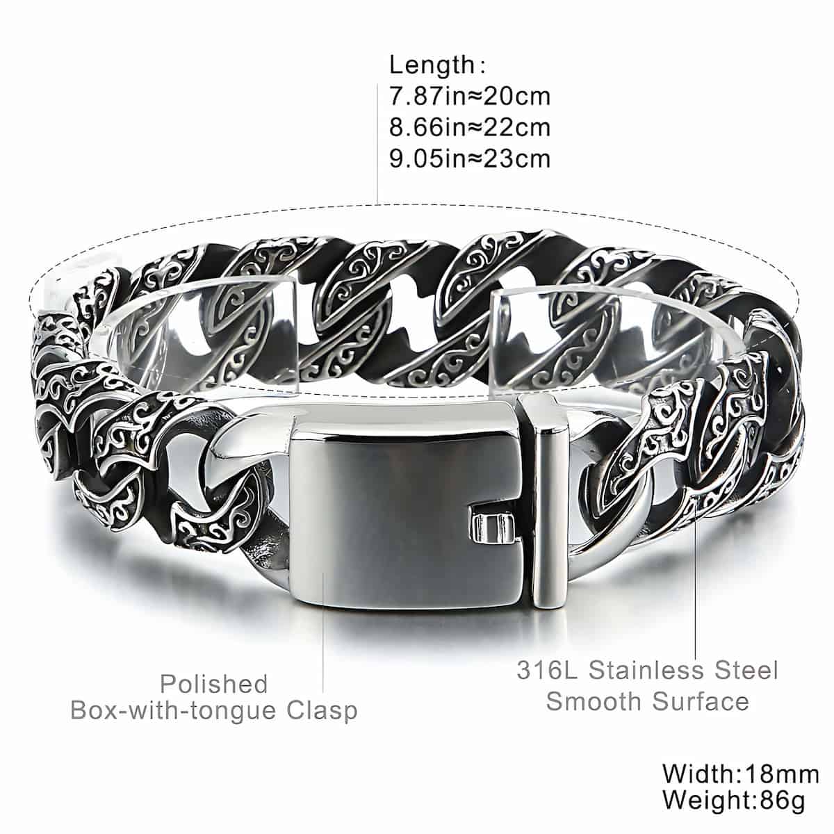 Stainless Steel Bracelet for Men - Image 4