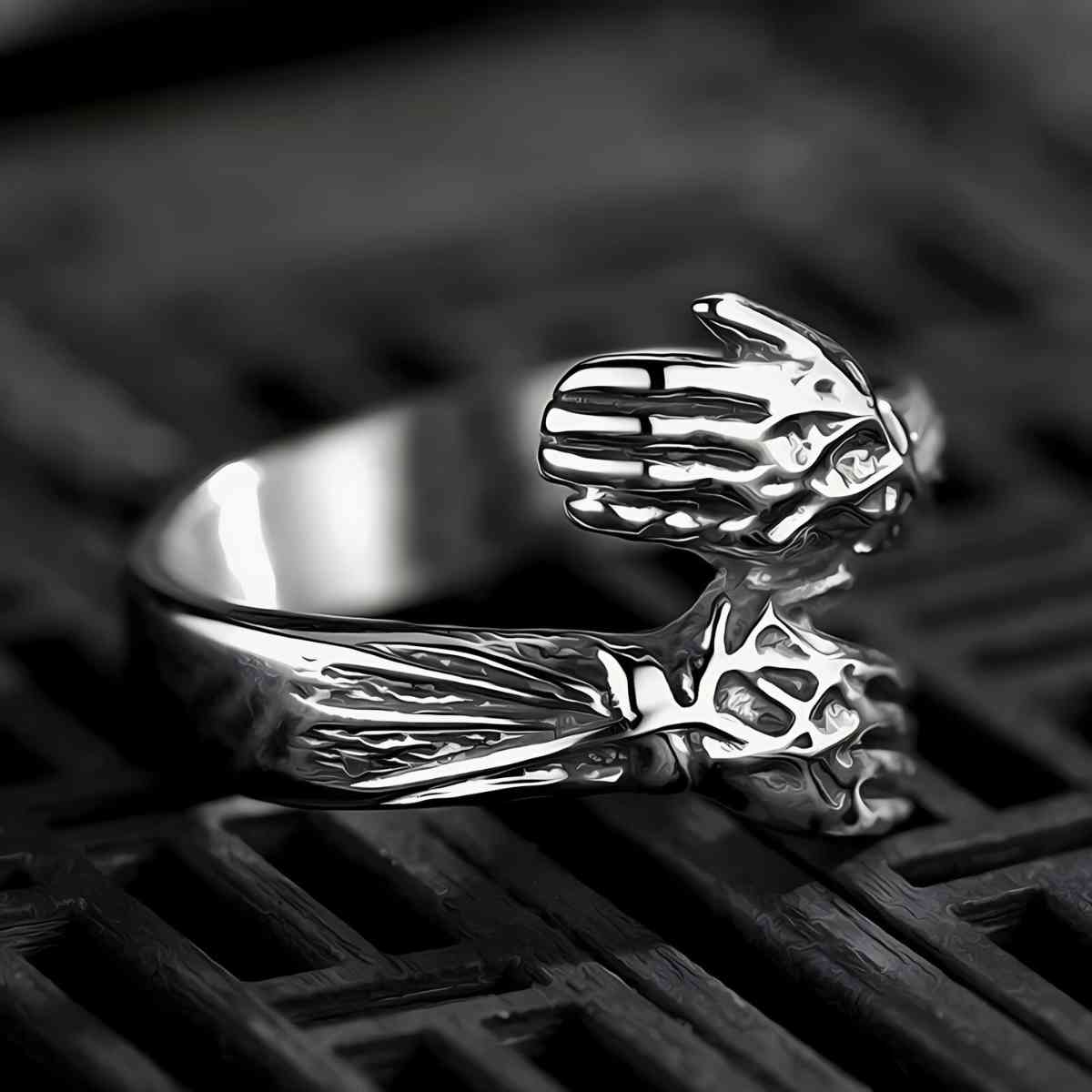 Stainless Steel Hug Ring - Image 2